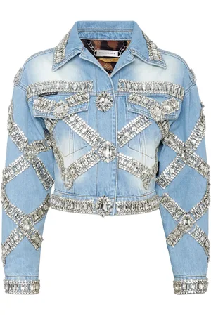 Philipp Plein Cropped broche jack