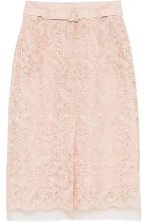 ERMANNO SCERVINO Kokerrok met bloemenkant