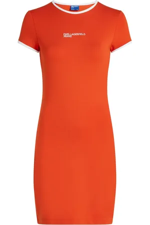 Karl Lagerfeld Jurk met geborduurd logo