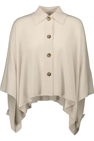 Allude Fijngeribbelde cape