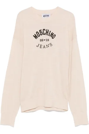 Moschino Trui met intarsia logo