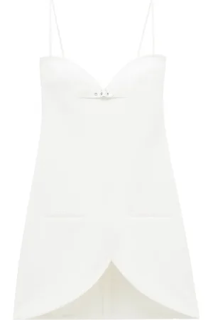 Courrèges Ellipse gekreukte mini