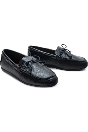 M. Moustache Loafers met strikdetail