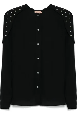 Nº21 Kraagloos blouse