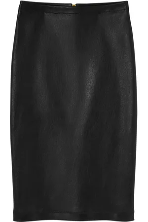 VERSACE Leren midi