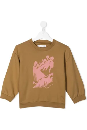 REJINA PYO Sweater met logoprint