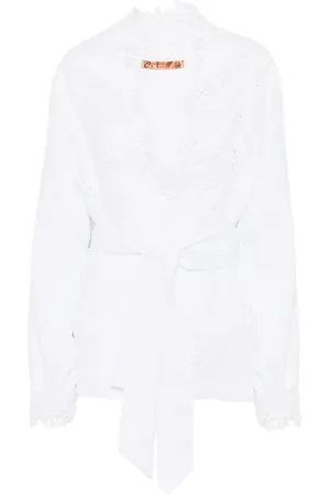 ERMANNO SCERVINO Blouse met kanten detail