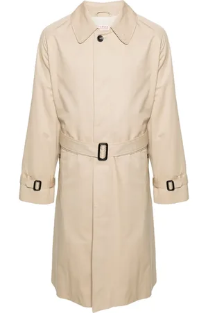Fursac Trenchcoat met verborgen sluiting