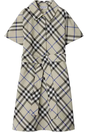 Burberry Geruite katoenen blousejurk