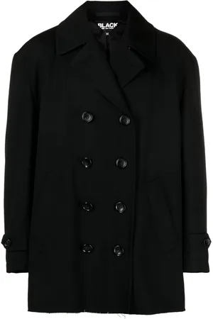 Comme des Garçons Jas met gerafeld effect