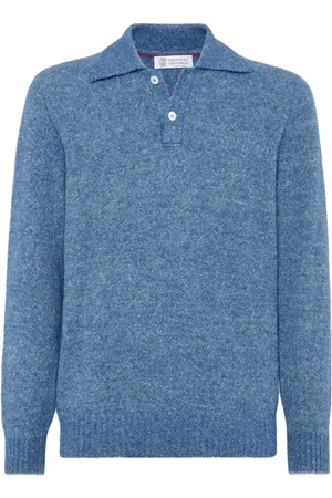 Brunello Cucinelli Gebreid poloshirt