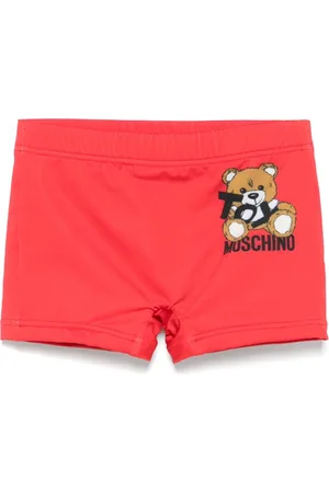 Moschino Zwembroek met teddybeerprint