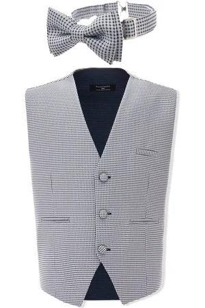 M. Moustache Gilet en vlinderdas