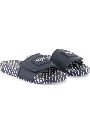 HUGO BOSS Slippers met logoprint