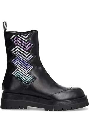 Missoni Enkellaarzen met zigzag