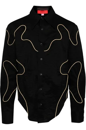 ECKHAUS LATTA Contour overhemd met puntkraag