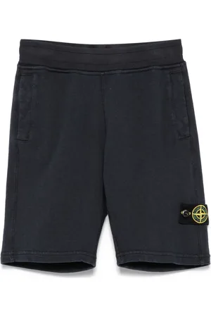 Stone Island Trainingsshorts met jersey textuur