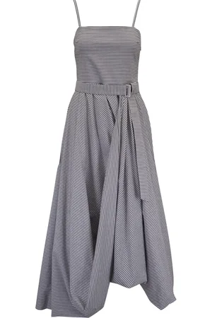 Brunello Cucinelli Gestreepte midi