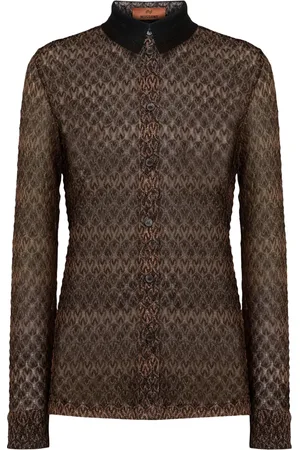 Missoni Blouse met chevron streep