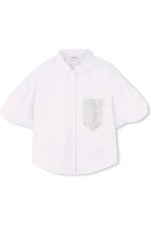 Lanvin Gedrapeerd shirt