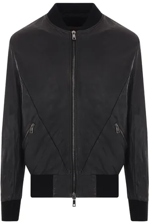 GIORGIO BRATO Leren jack met rits