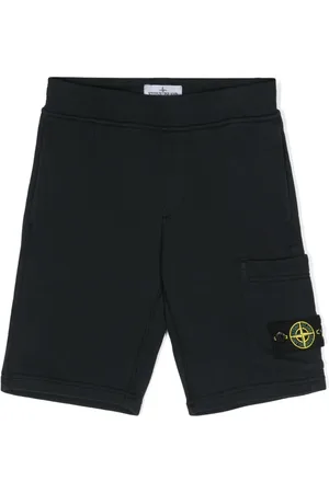 Stone Island Katoenen cargo shorts met Compass