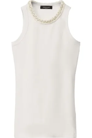 Fabiana Filippi Tanktop met borduurwerk