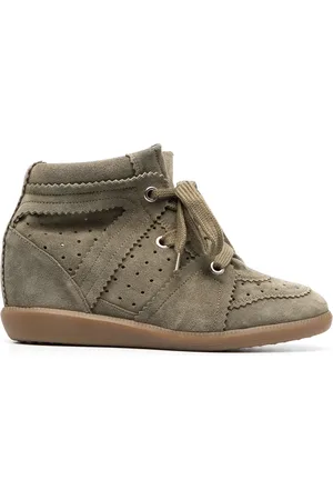 Isabel Marant Bobby sneakers met sleehak