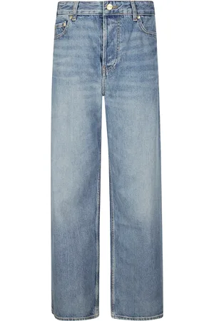 Ganni Boyfriend jeans met geknoopt detail