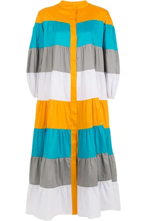 Olympiah Gestreepte blousejurk