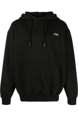 Drôle de Monsieur Hoodie met logoprint