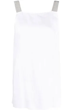 Fabiana Filippi Top met metallic