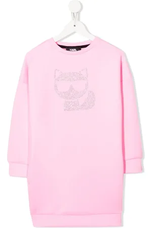 Karl Lagerfeld Sweaterjurk verfraaid met logo