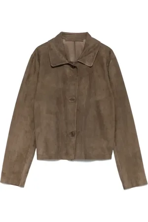 SALVATORE SANTORO Cropped suède jack