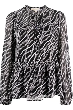 Michael Kors Blouse met kettingprint