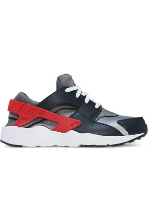 Nike Huarache Run "Dark Smoke Grey/University Red" sneakers