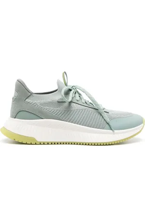HUGO BOSS Gebreide sneakers met vlakken