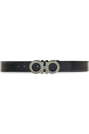 Salvatore Ferragamo Omkeerbare leren gancini riem