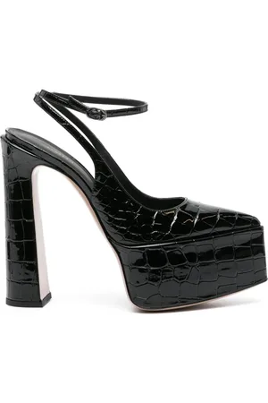 LE SILLA Nina 170 mm pumps met krokodillen