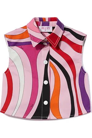 PUCCI Junior Mouwloze blouse