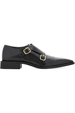 Salvatore Ferragamo Leren loafers met gesp