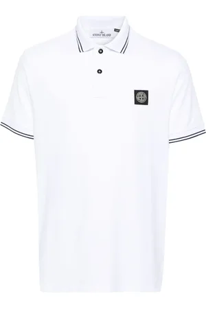 Stone Island Piqué katoenen poloshirt