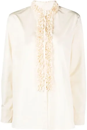 Jil Sander Blouse met borduurwerk