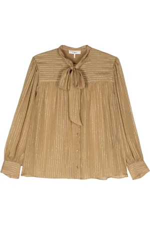 Chloé Lurex zijden blouse