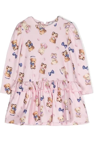 MONNALISA Jurk met teddybeerprint