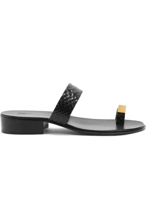 Giuseppe Zanotti Bardack sandalen met slangenhuid