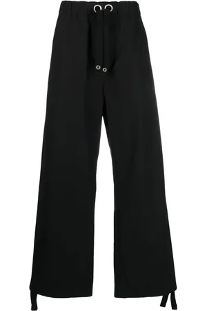 VERSACE Katoenen trainingsbroek met wijde pijpen