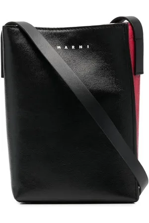 Marni Schoudertas met logoprint