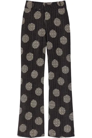 Destree Yoshismart cropped broek met jacquard