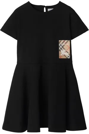 Burberry Katoenen jurk met geruit label